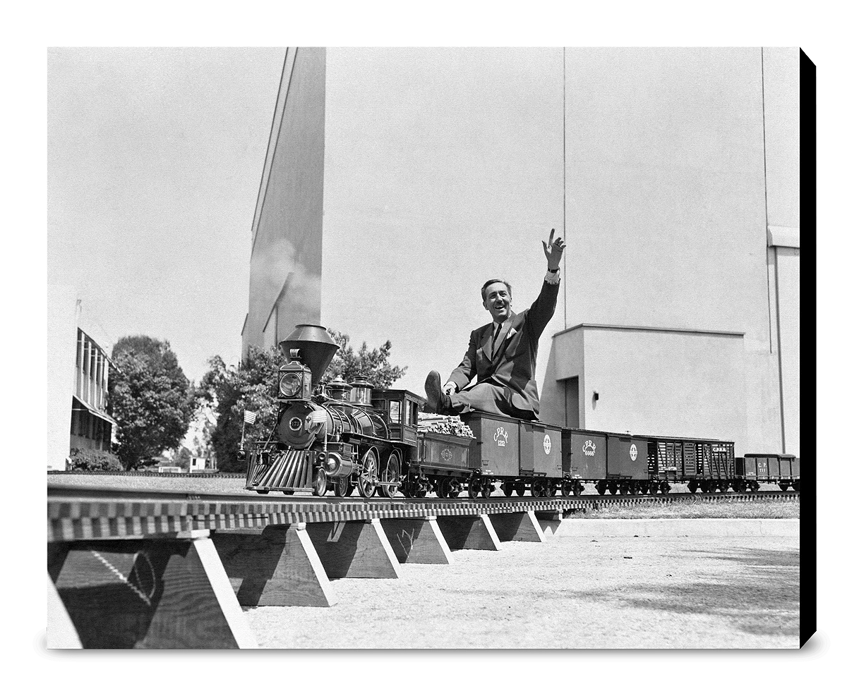"Walt on Miniature Train" from Disney Photo Archives - Image 14