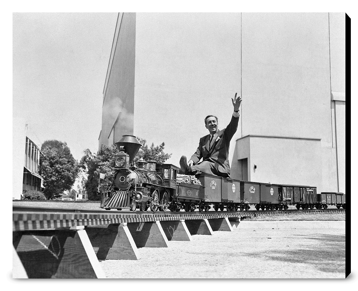 "Walt on Miniature Train" from Disney Photo Archives - Image 15