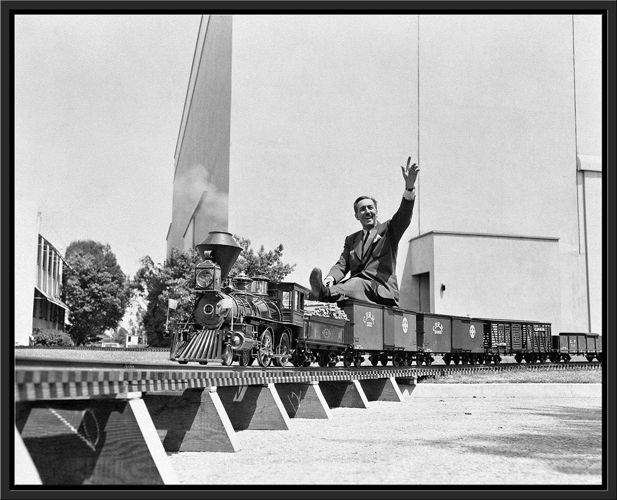 "Walt on Miniature Train" from Disney Photo Archives - Image 16