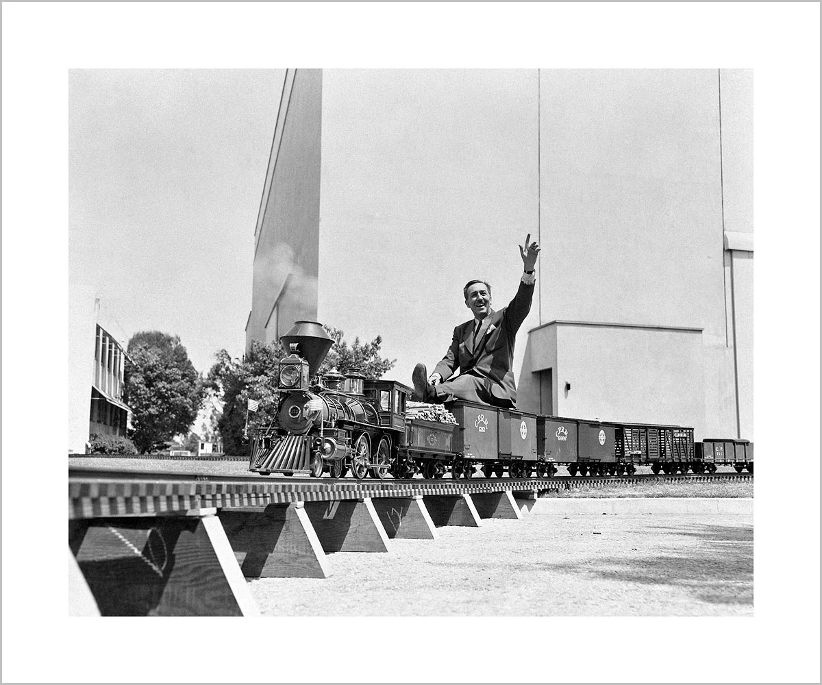 "Walt on Miniature Train" from Disney Photo Archives - Image 2