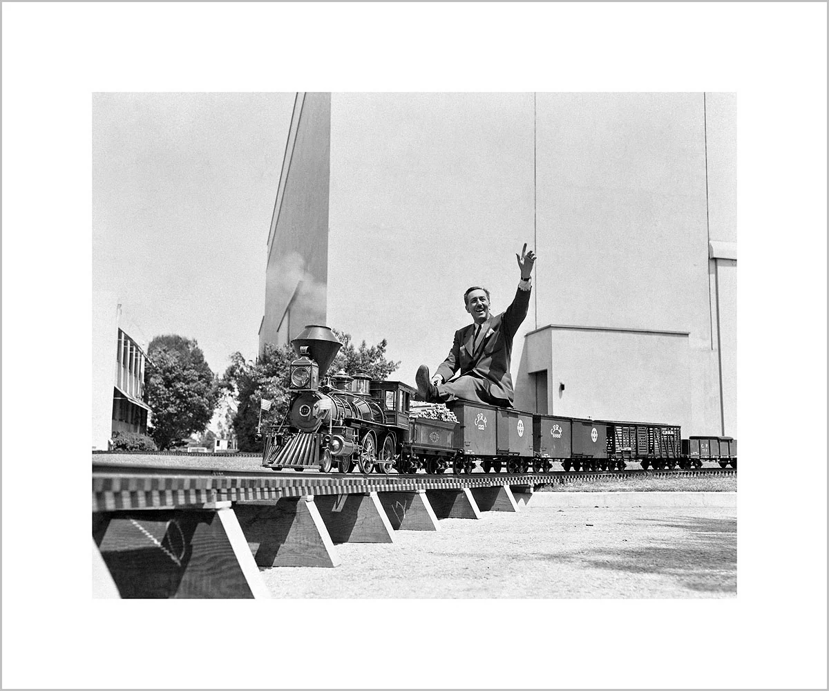 "Walt on Miniature Train" from Disney Photo Archives - Image 3