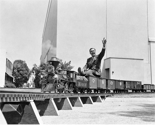 "Walt on Miniature Train" from Disney Photo Archives - Image 4