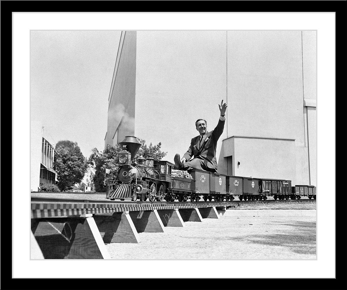 "Walt on Miniature Train" from Disney Photo Archives - Image 7