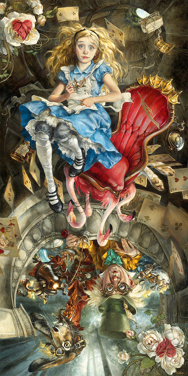"We're all Mad Here" by Heather Edwards | Premiere Signed and Numbered Edition - Image 4
