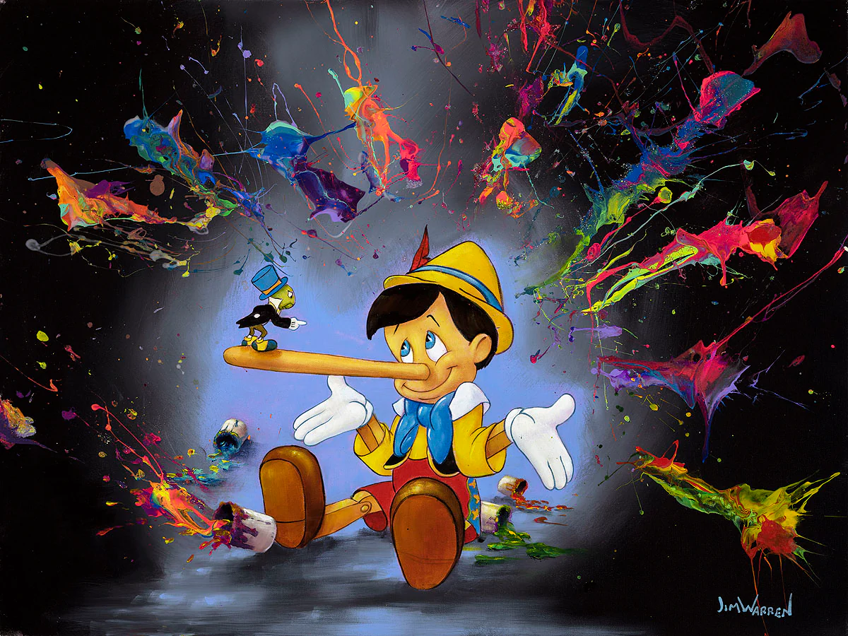 "Who Spilled the Paint?" by Jim Warren | Signed and Numbered Edition - Image 2