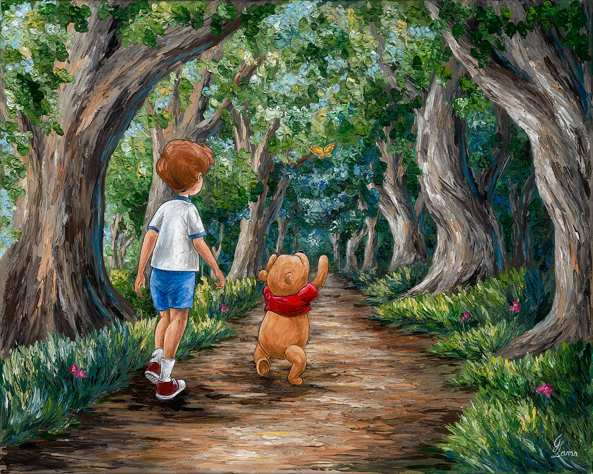 "Wooded Path" by Jennifer Lanna - Image 2